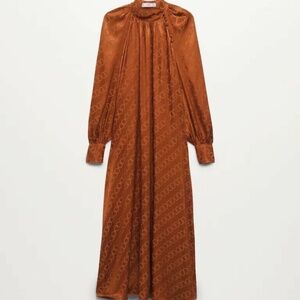 mango Flowy Long Dress